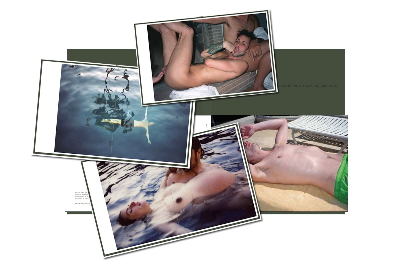 collage of photographs from walter kehr. photographs 1995–2005.